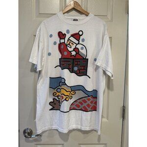 Vintage  1996 Tulrex USPS Stamps T Shirt Size‎ XL